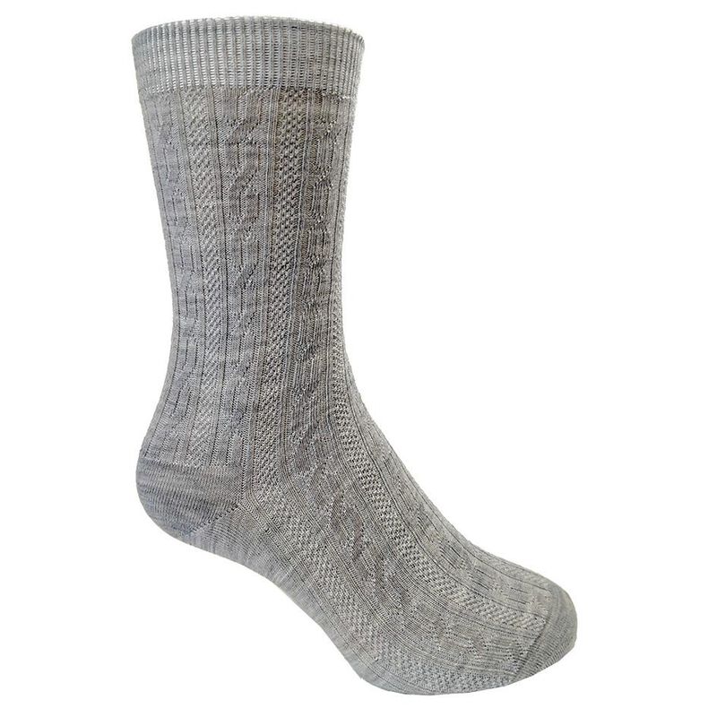 Designer Textiles Merino Cable Sock image number 2